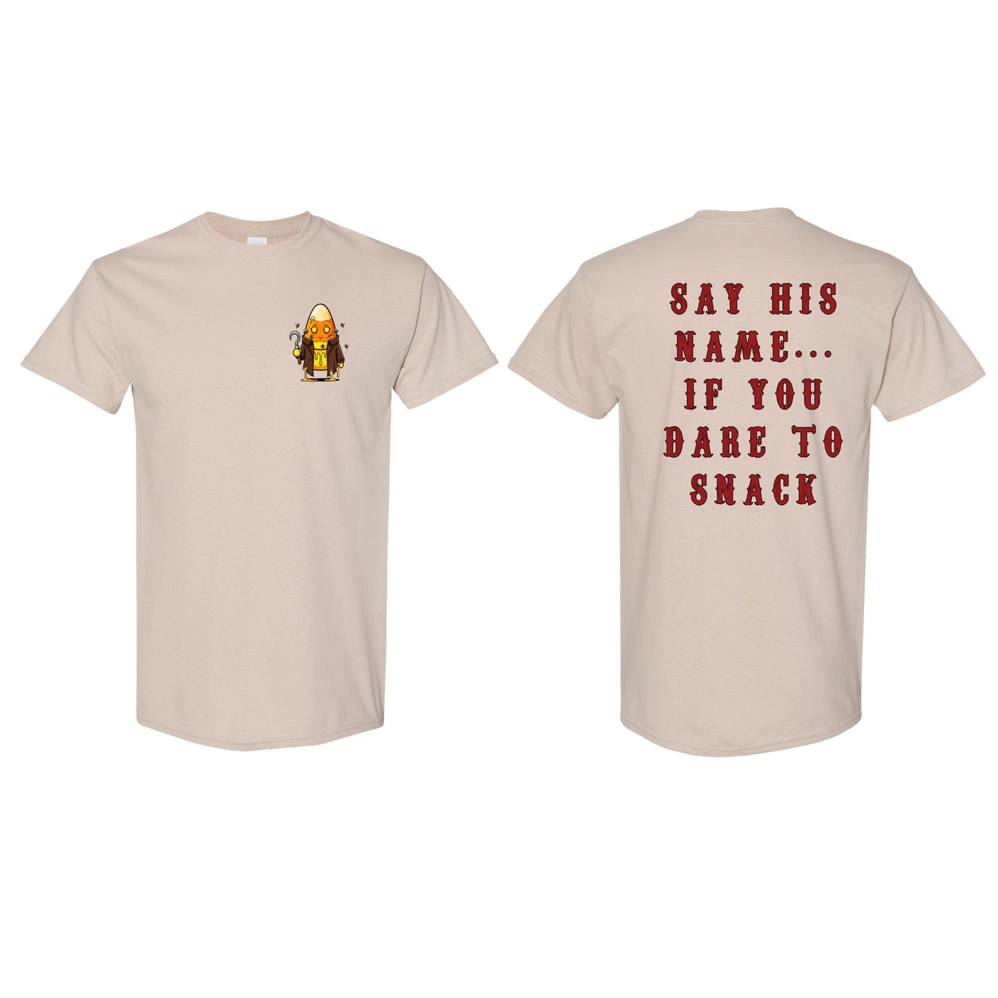 HONEYCORN Horror Killer Candy Corn Shirt, Children of the Candy Corn Halloween Shirt, Funny Horror Movie Parody Tees, Funny Killer Candy Corn Series