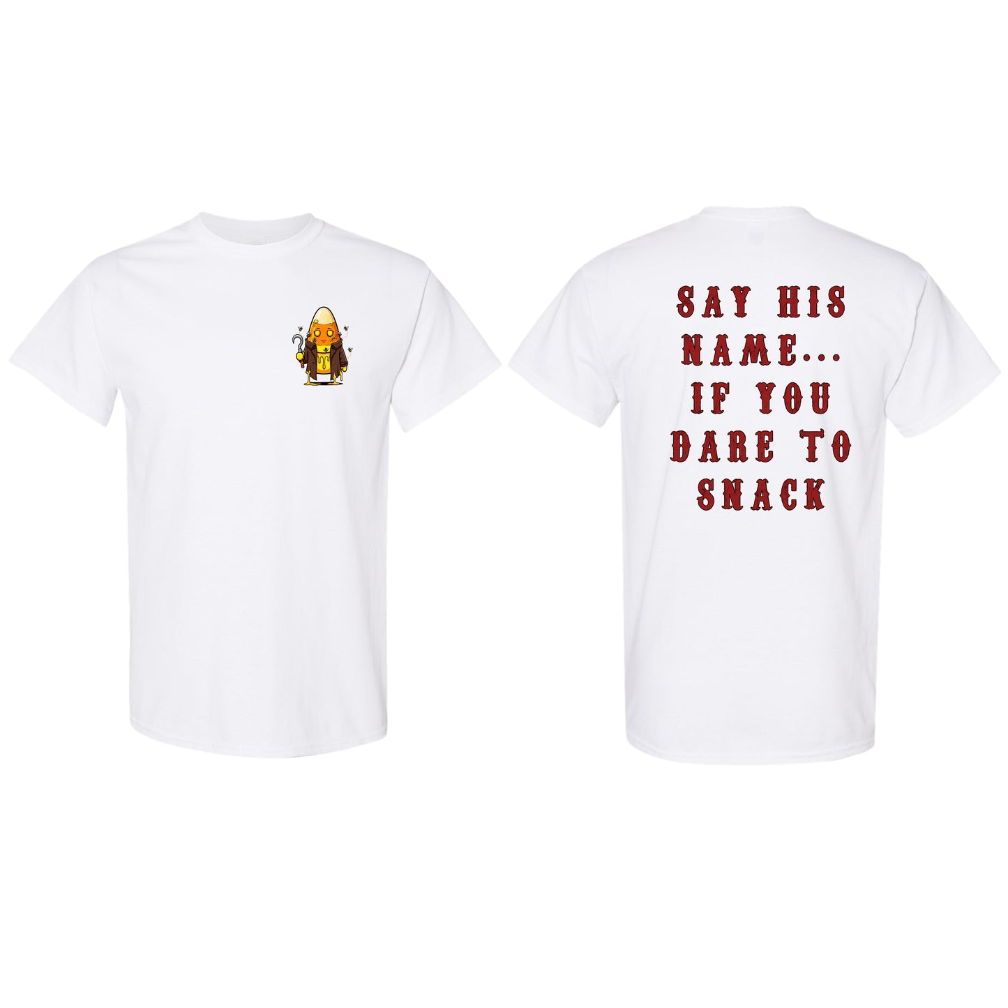 HONEYCORN Horror Killer Candy Corn Shirt, Children of the Candy Corn Halloween Shirt, Funny Horror Movie Parody Tees, Funny Killer Candy Corn Series