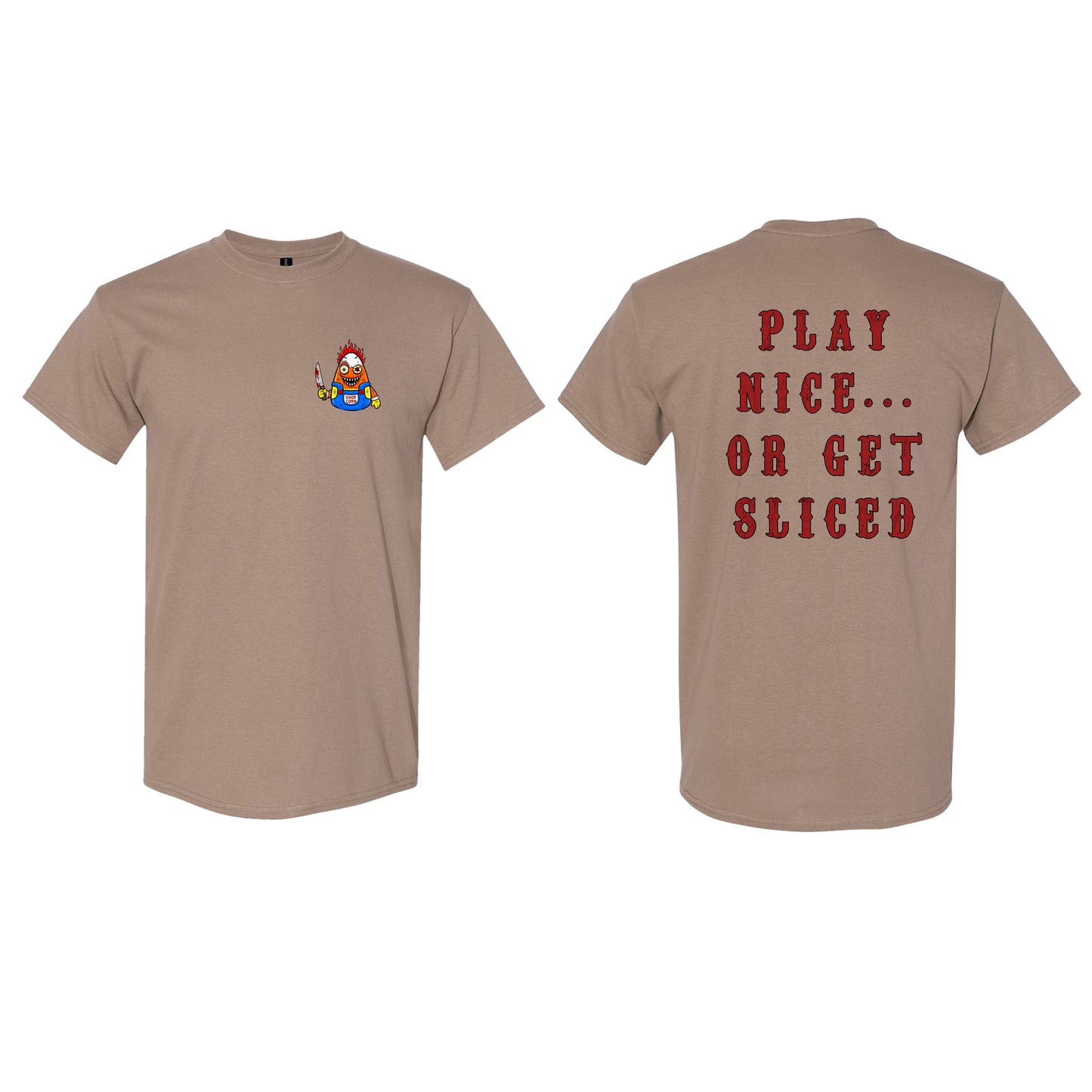CHUCKORN Horror Killer Candy Corn Shirt, Children of the Candy Corn Halloween Shirt, Funny Horror Movie Parody Tees, Funny Killer Candy Corn Series