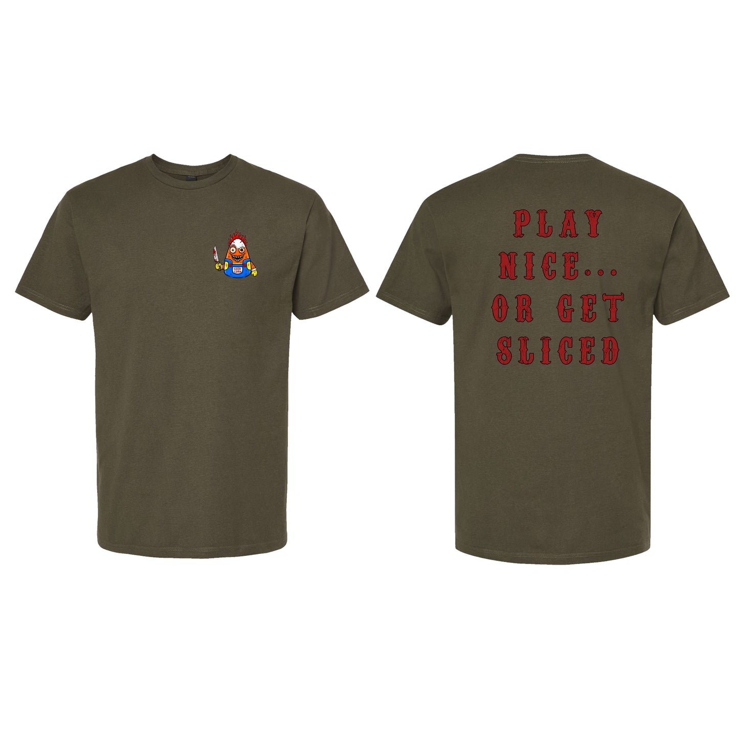 CHUCKORN Horror Killer Candy Corn Shirt, Children of the Candy Corn Halloween Shirt, Funny Horror Movie Parody Tees, Funny Killer Candy Corn Series