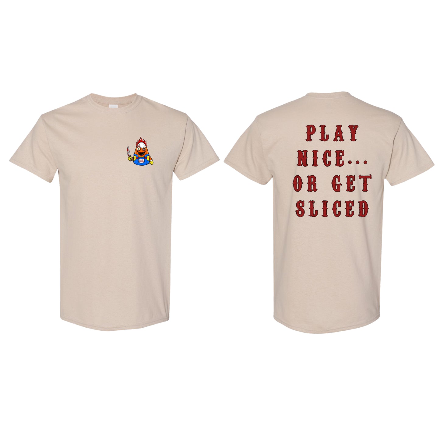 CHUCKORN Horror Killer Candy Corn Shirt, Children of the Candy Corn Halloween Shirt, Funny Horror Movie Parody Tees, Funny Killer Candy Corn Series