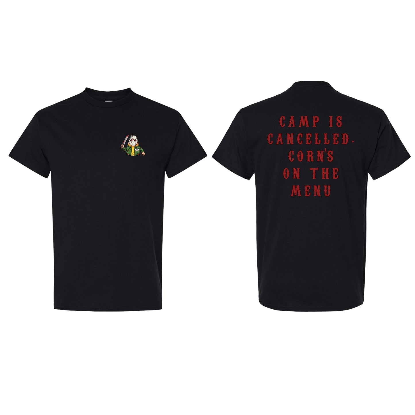KERNEL VOORHEES Horror Killer Candy Corn Shirt, Children of the Candy Corn Halloween Shirt, Funny Horror Movie Parody Tees, Funny Killer Candy Corn Series