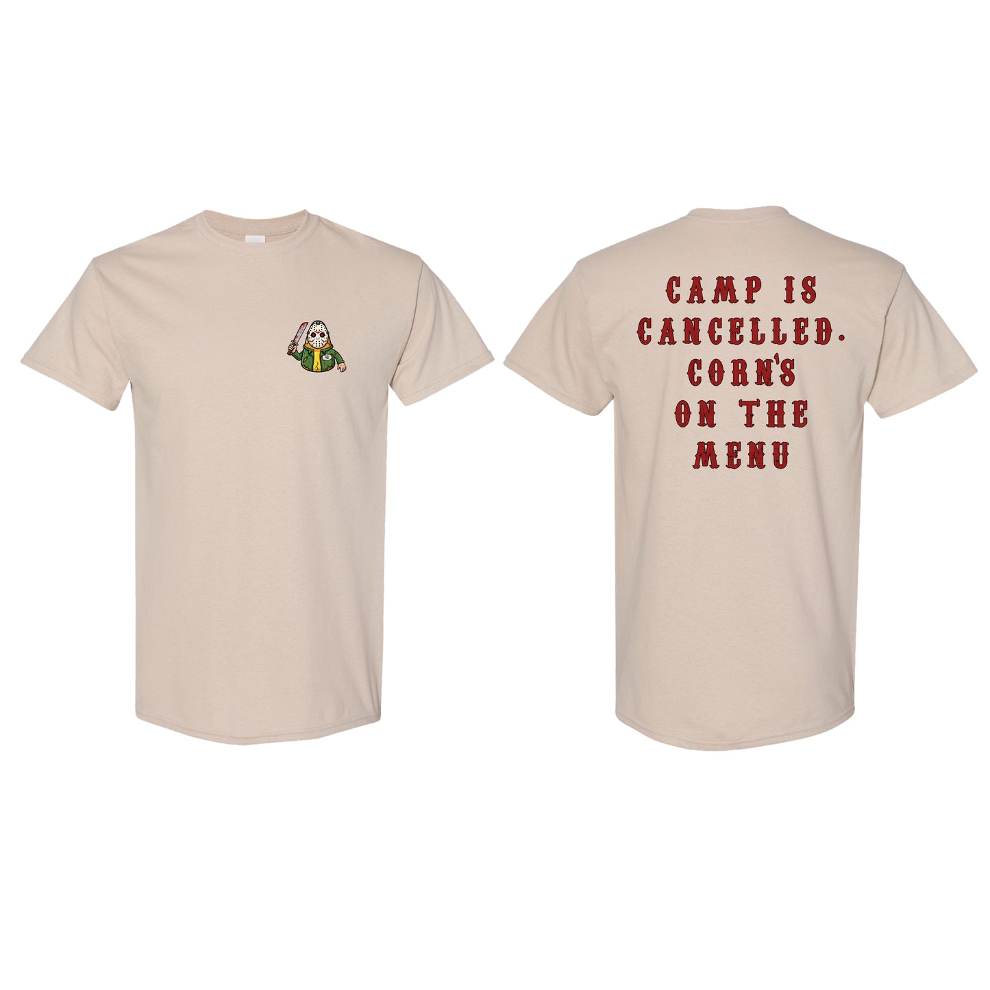 KERNEL VOORHEES Horror Killer Candy Corn Shirt, Children of the Candy Corn Halloween Shirt, Funny Horror Movie Parody Tees, Funny Killer Candy Corn Series
