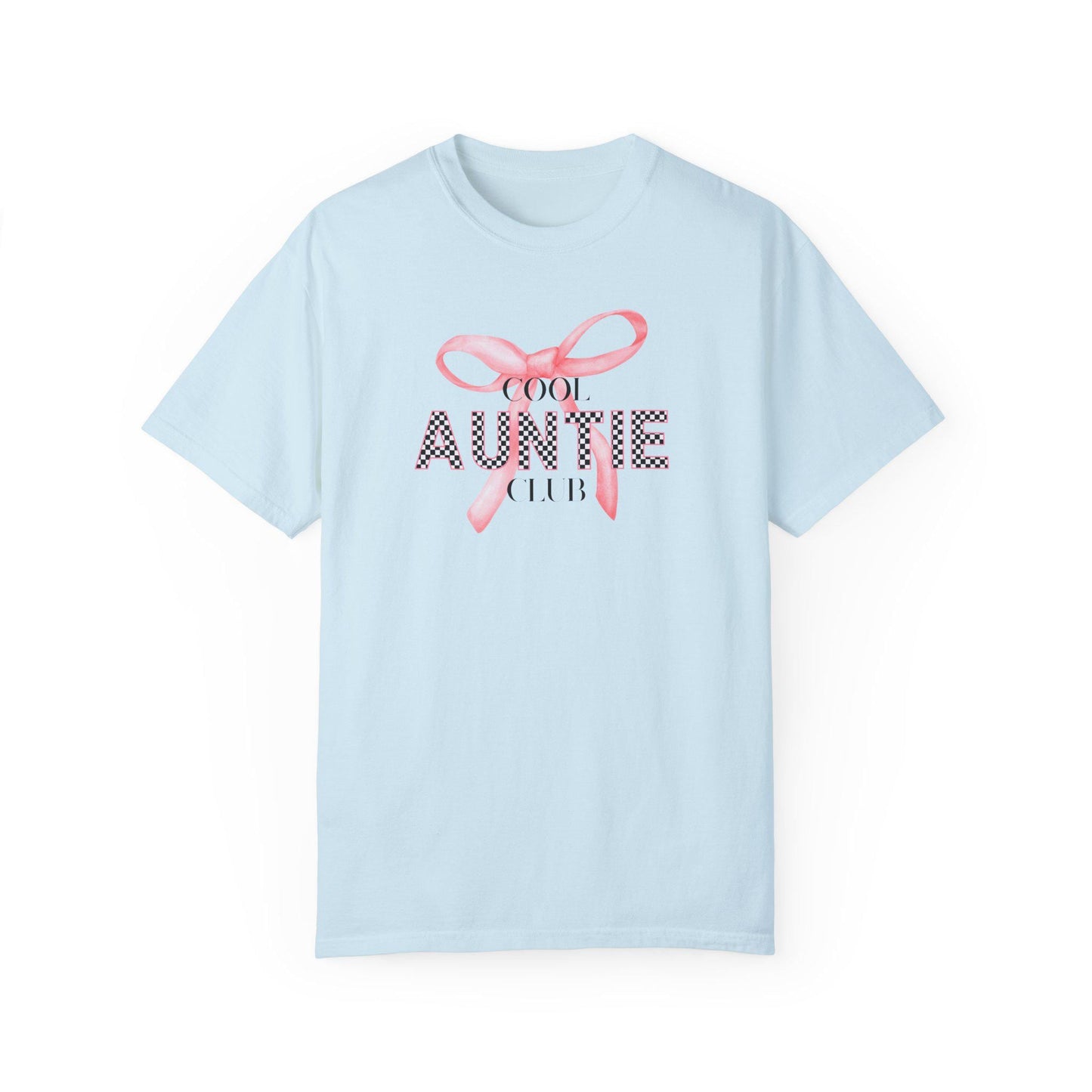 Cool Auntie Club T-shirt, Cute Aunty Gift, Family Reunion Wear, Aunt T-Shirt, Auntie With Bow Tee, Cute Auntie, Comfort Colors
