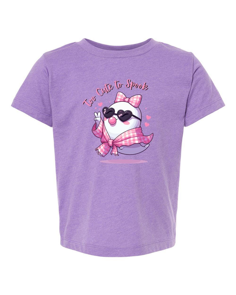 Too Cute to Spook Kids Halloween Shirt | Toddler Girl Ghost Shirt | Cute Kids Fall Tee | Kids Halloween Outfit | Spooky Season Shirt