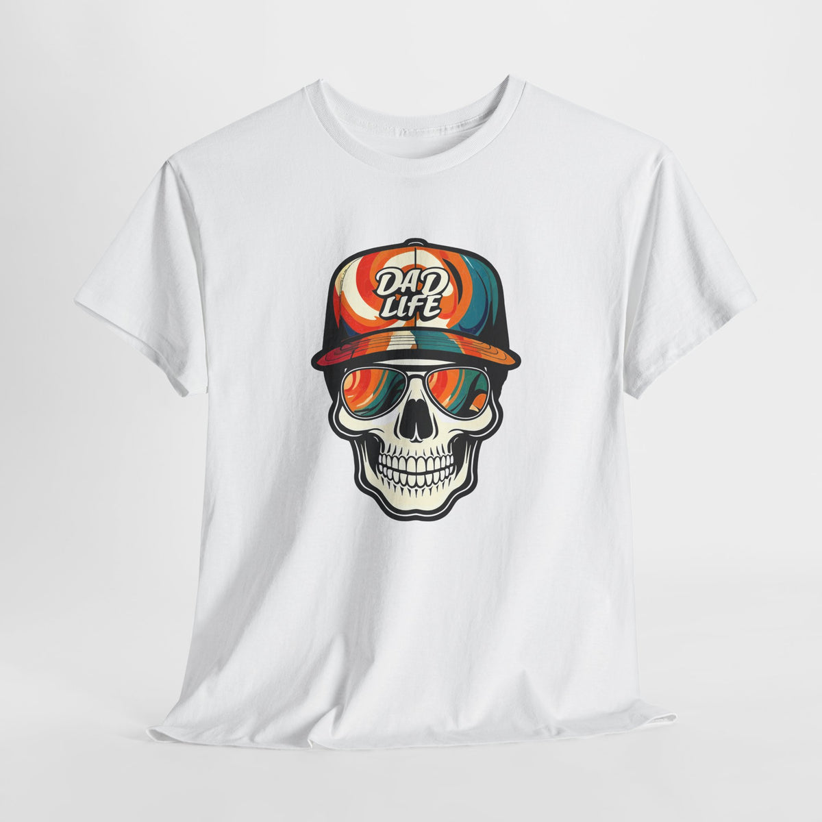 Dad Life Skull Tee, Cool Dad Life Skull Shirt