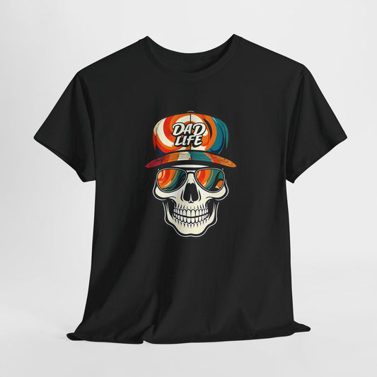 Dad Life Skull Tee, Cool Dad Life Skull Shirt