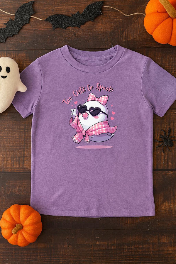 Too Cute to Spook Kids Halloween Shirt | Toddler Girl Ghost Shirt | Cute Kids Fall Tee | Kids Halloween Outfit | Spooky Season Shirt